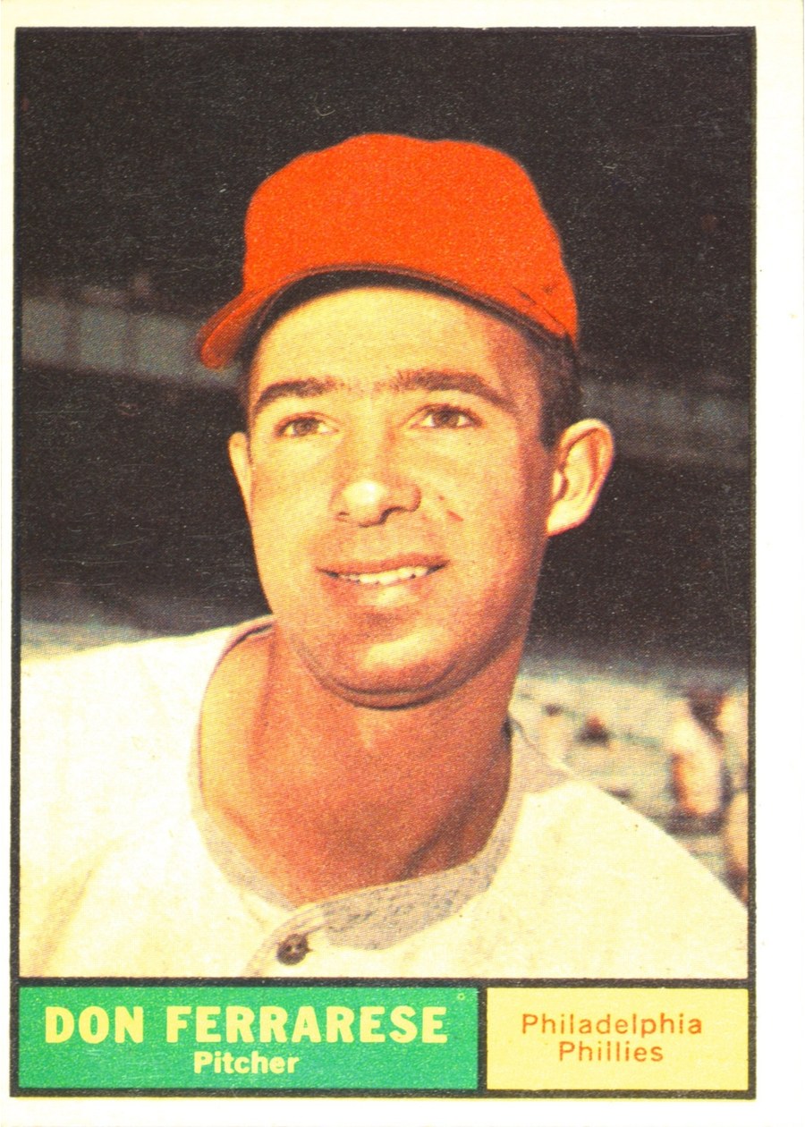 1961 Topps #558 Don Ferrarese, Philadelphia Phillies