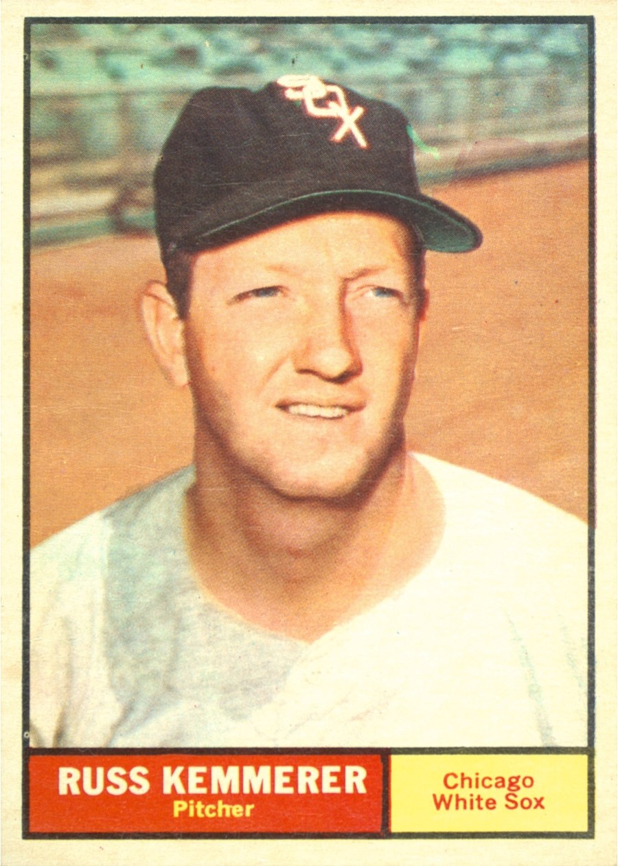 1961 Topps #56 Russ Kemmerer, Chicago White Sox