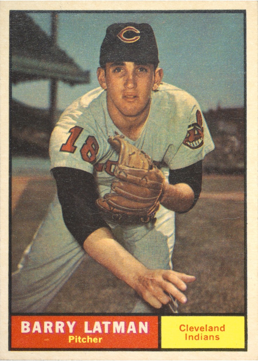 1961 Topps #560 Barry Latman, Cleveland Indians
