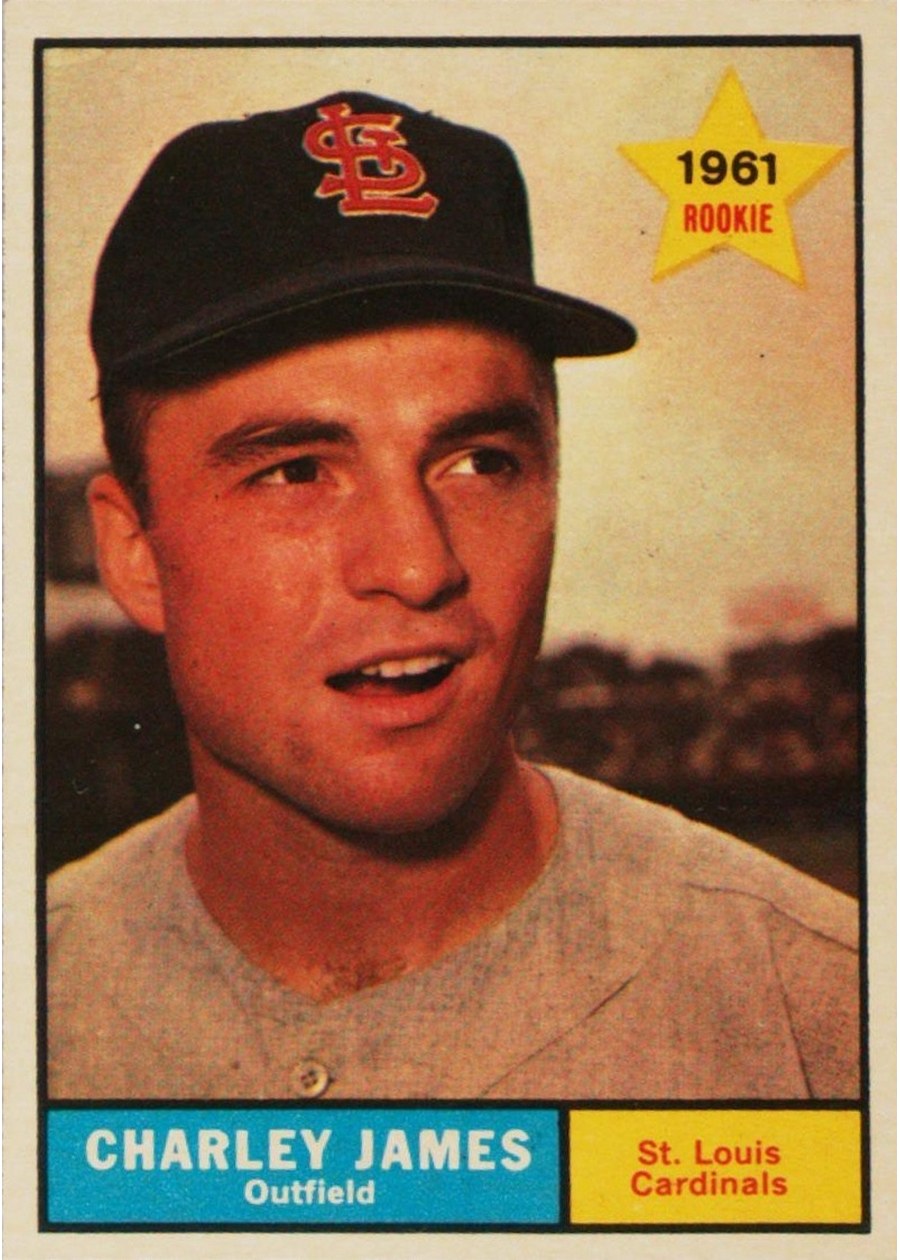 1961 Topps #561 Charley James, St. Louis Cardinals
