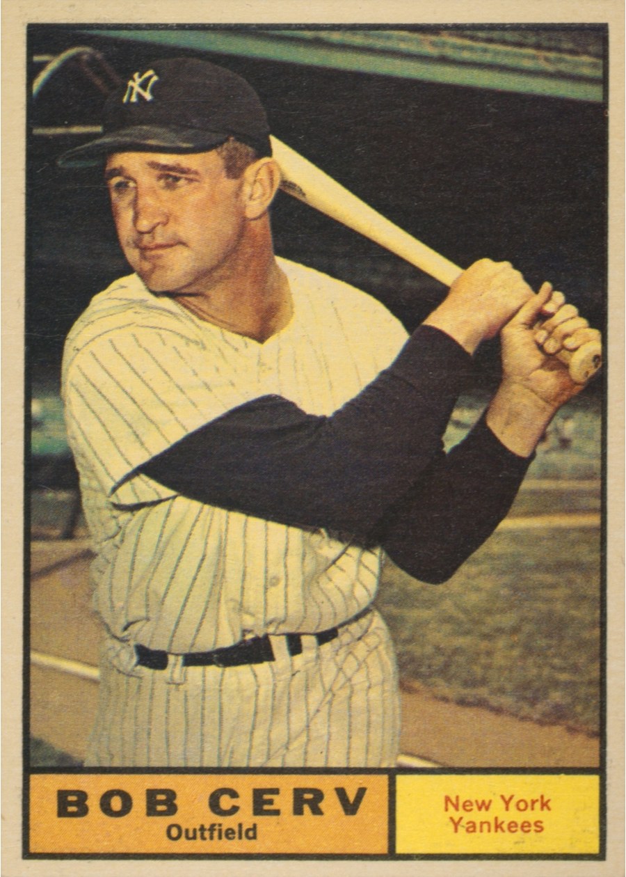 1961 Topps #563 Bob Cerv, New York Yankees