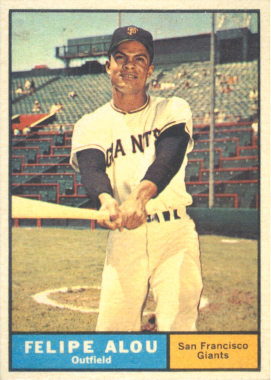 1961 Topps #565 Felipe Alou, San Francisco Giants