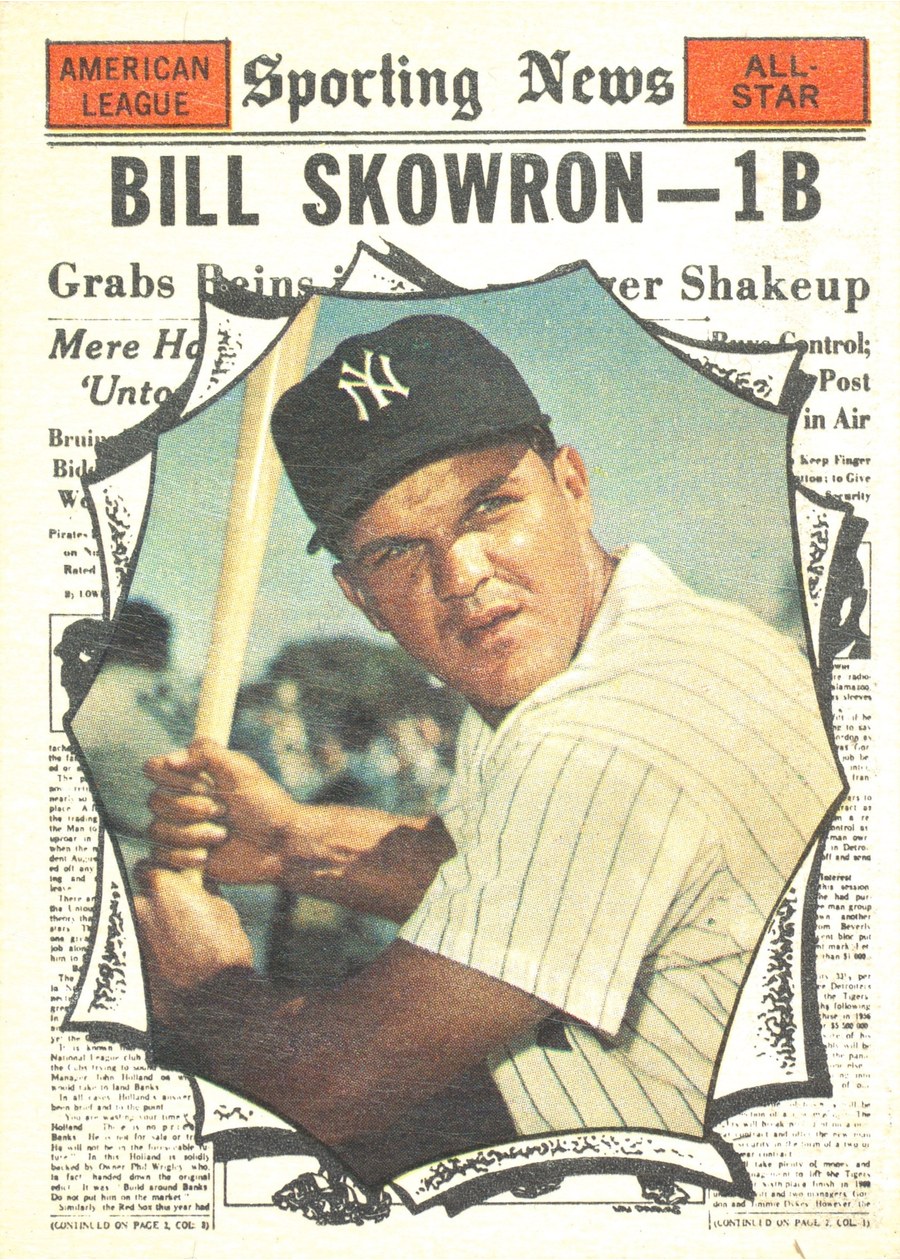 1961 Topps #568 Bill Skowron, New York Yankees