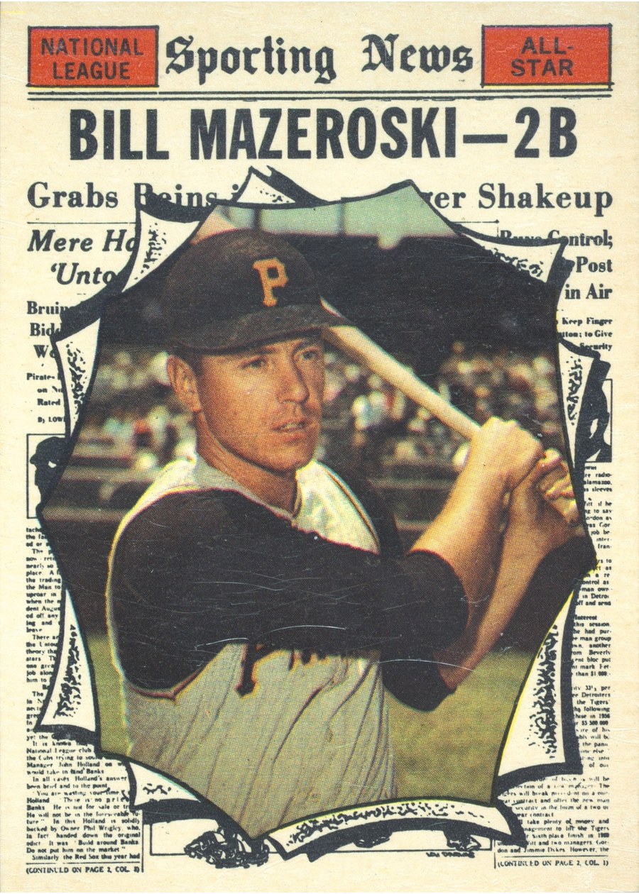 1961 Topps #571 Bill Mazeroski, Pittsburgh Pirates