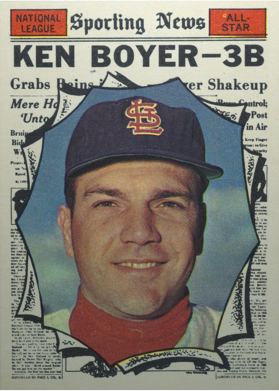 1961 Topps #573 Ken Boyer, St. Louis Cardinals