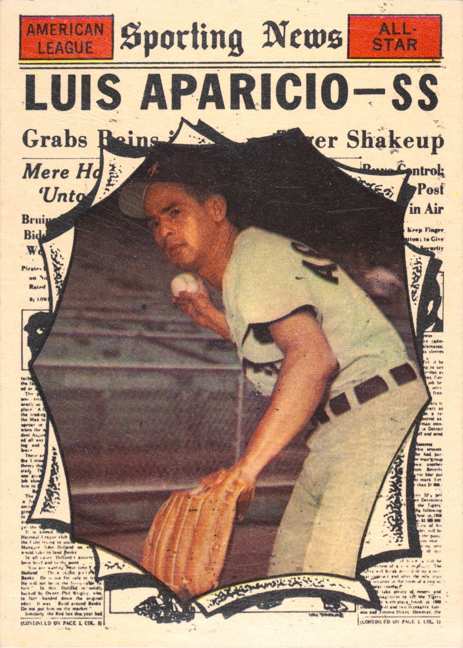 1961 Topps #574 Luis Aparicio, Chicago White Sox
