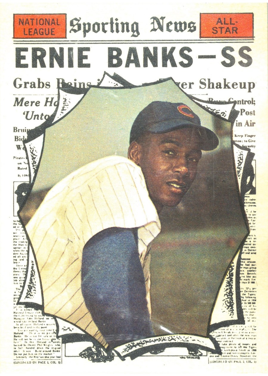1961 Topps #575 Ernie Banks, Chicago Cubs
