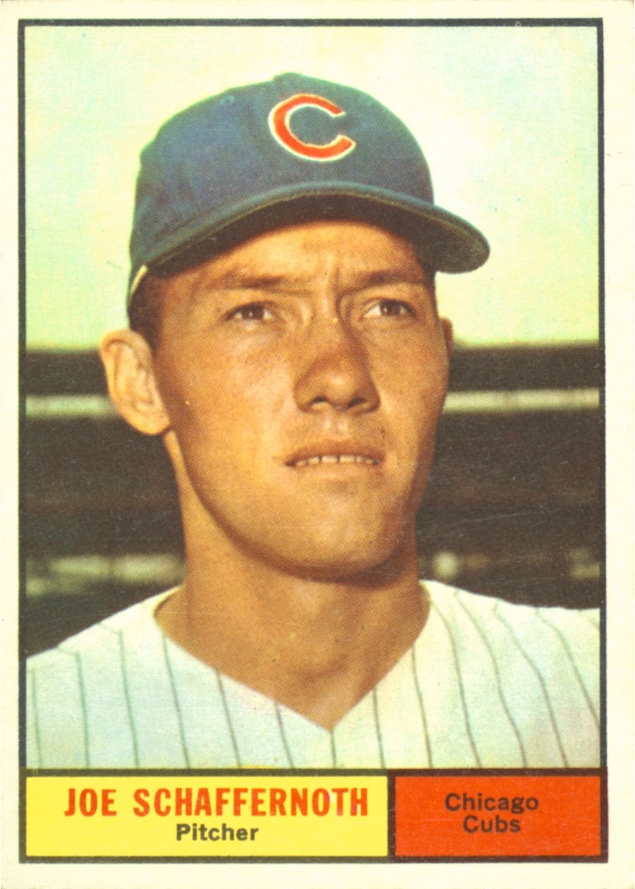 1961 Topps #58 Joe Schaffernoth, Chicago Cubs