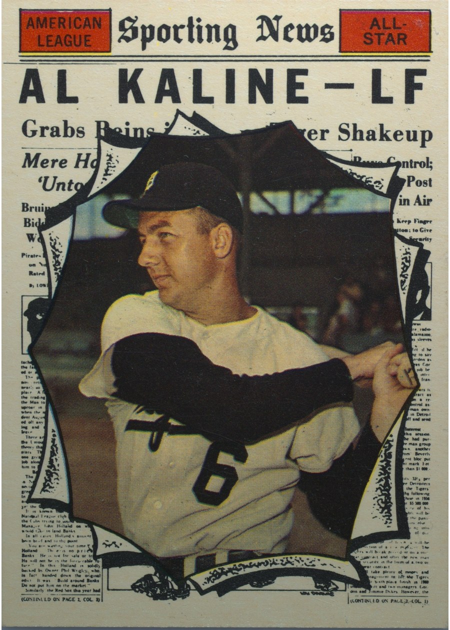 1961 Topps #580 Al Kaline, Detroit Tigers
