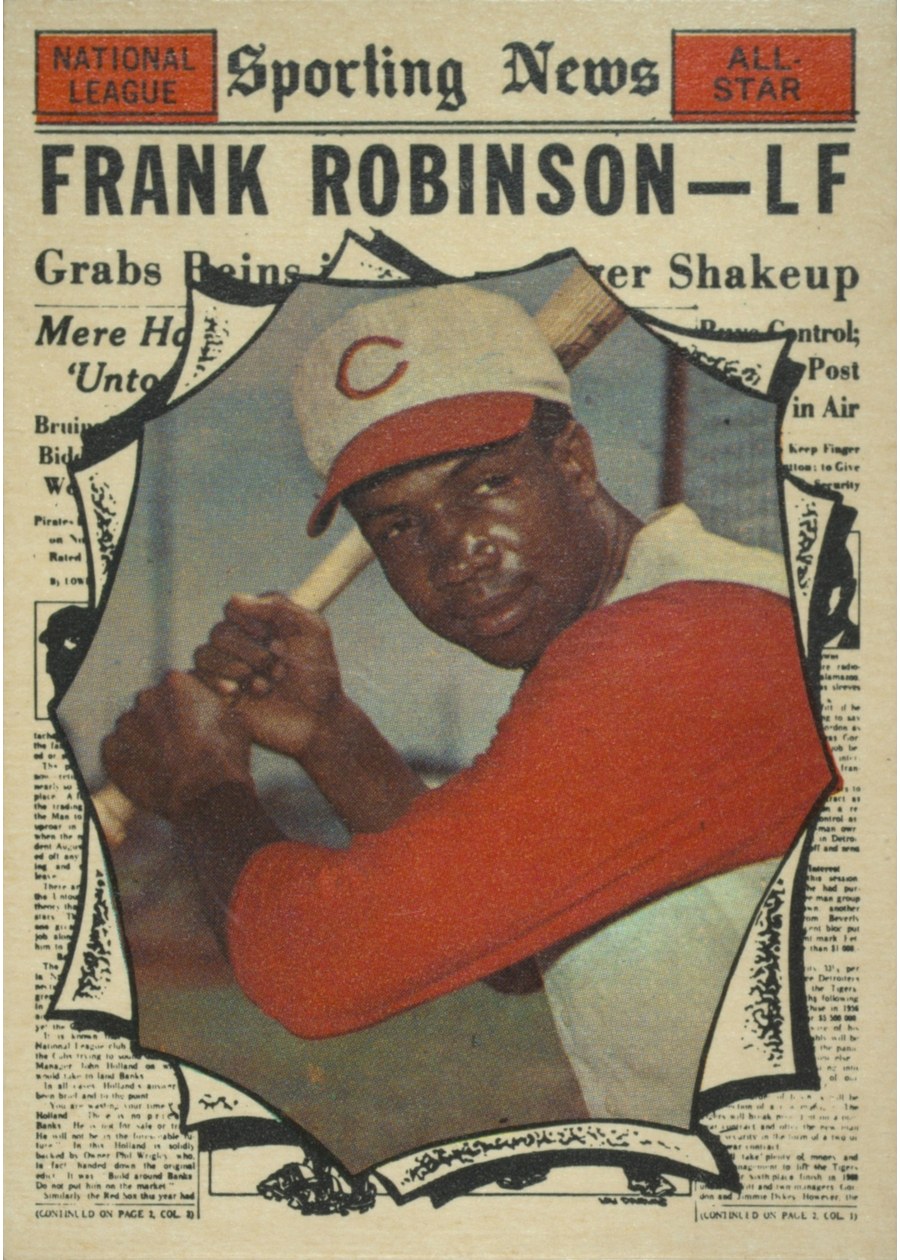 1961 Topps #581 Frank Robinson, Cincinnati Reds