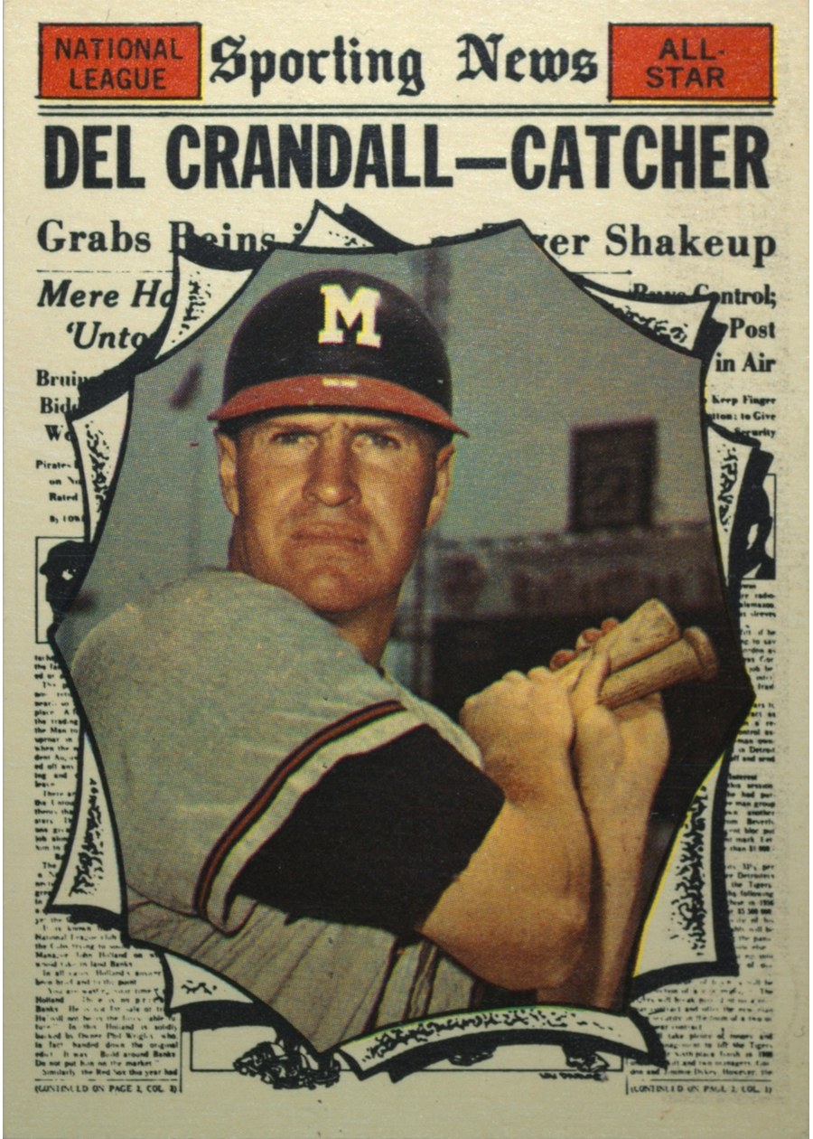 1961 Topps #583 Del Crandall, Milwaukee Braves
