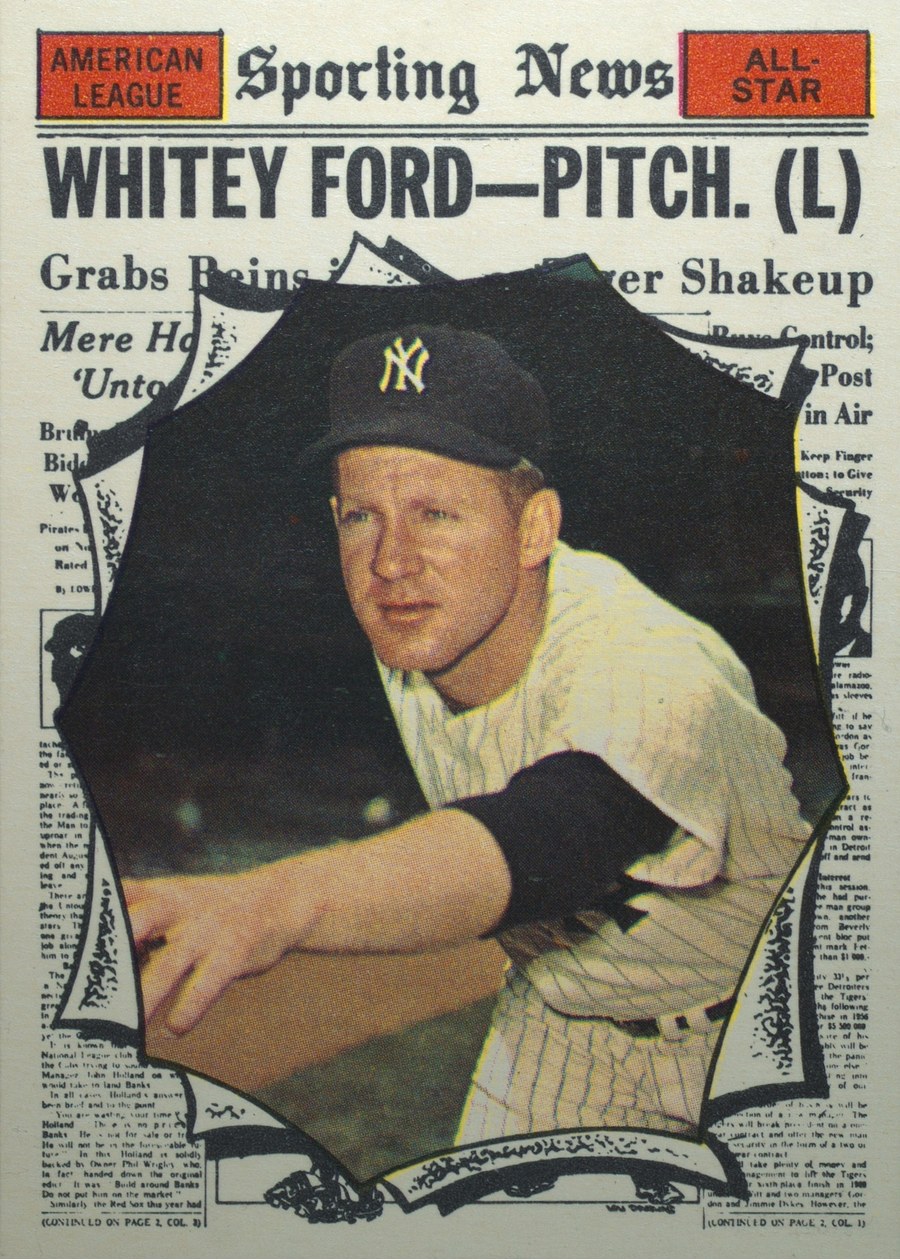 1961 Topps #586 Whitey Ford, New York Yankees