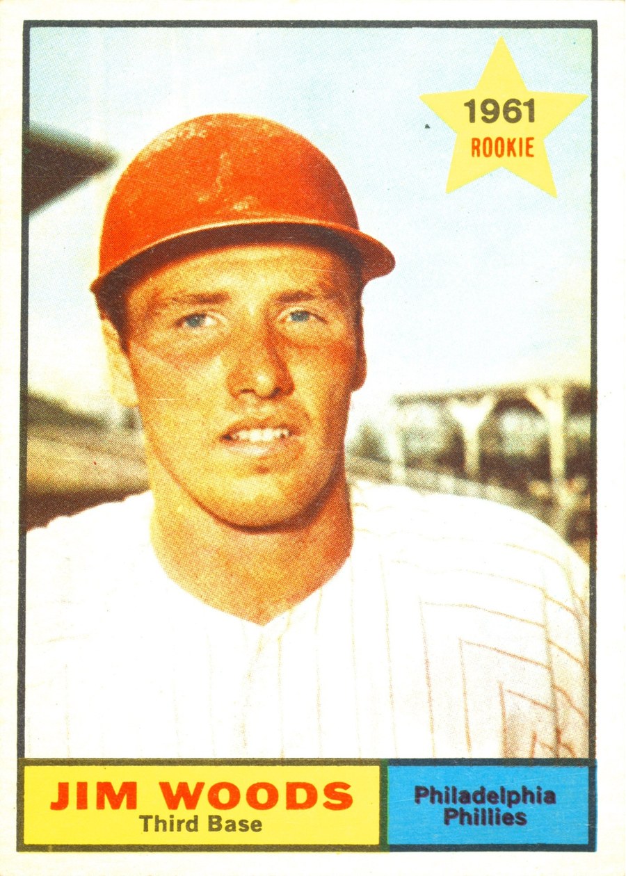 1961 Topps #59 Jim Woods, Philadelphia Phillies