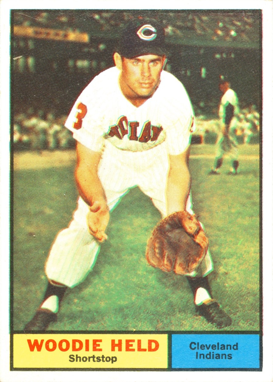 1961 Topps #60 Woodie Held, Cleveland Indians