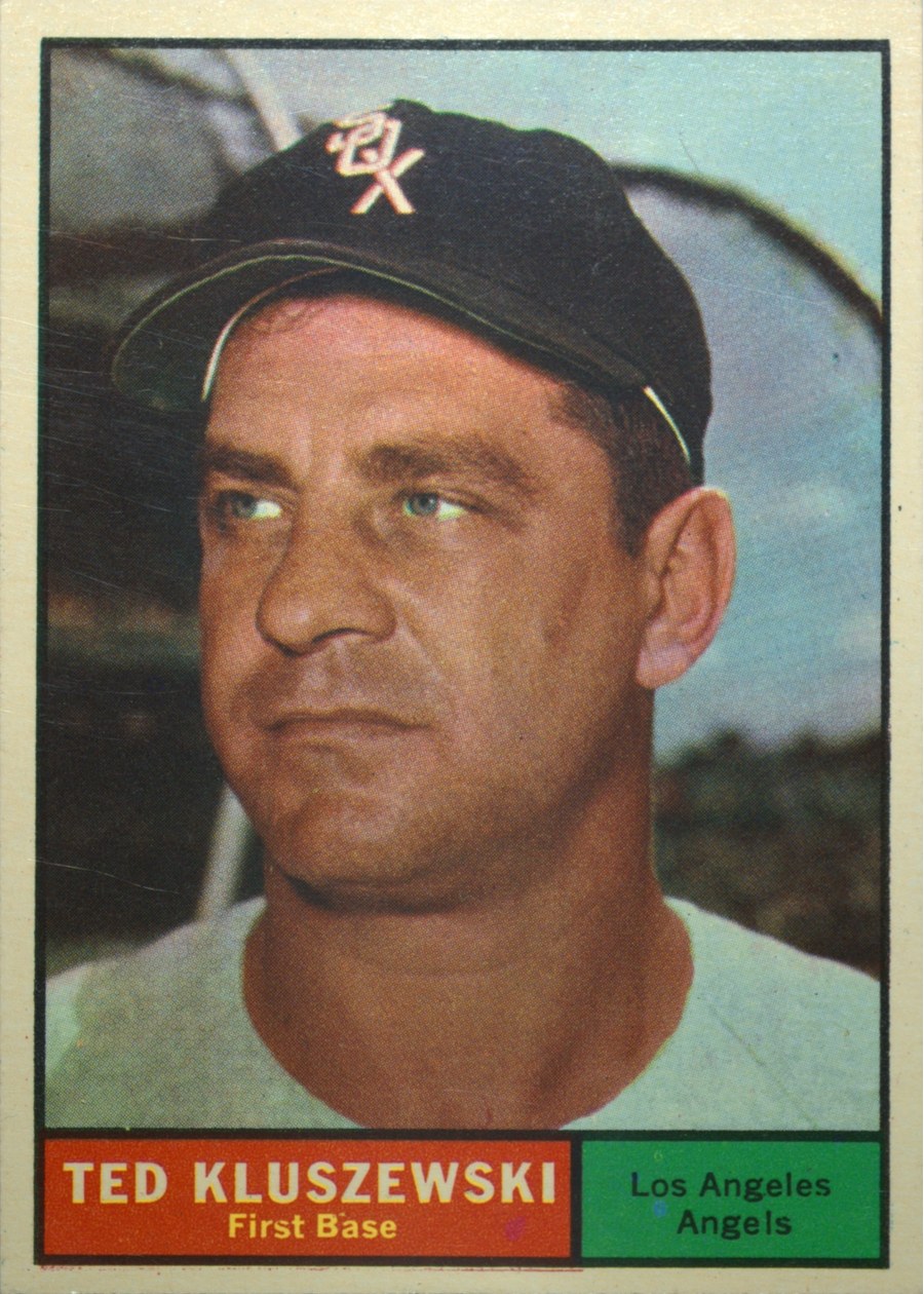 1961 Topps #65 Ted Kluszewski, Los Angeles Angels