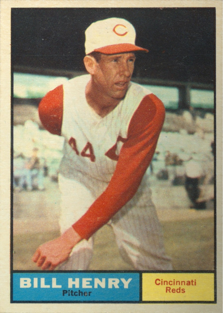 1961 Topps #66 Bill Henry, Cincinnati Reds