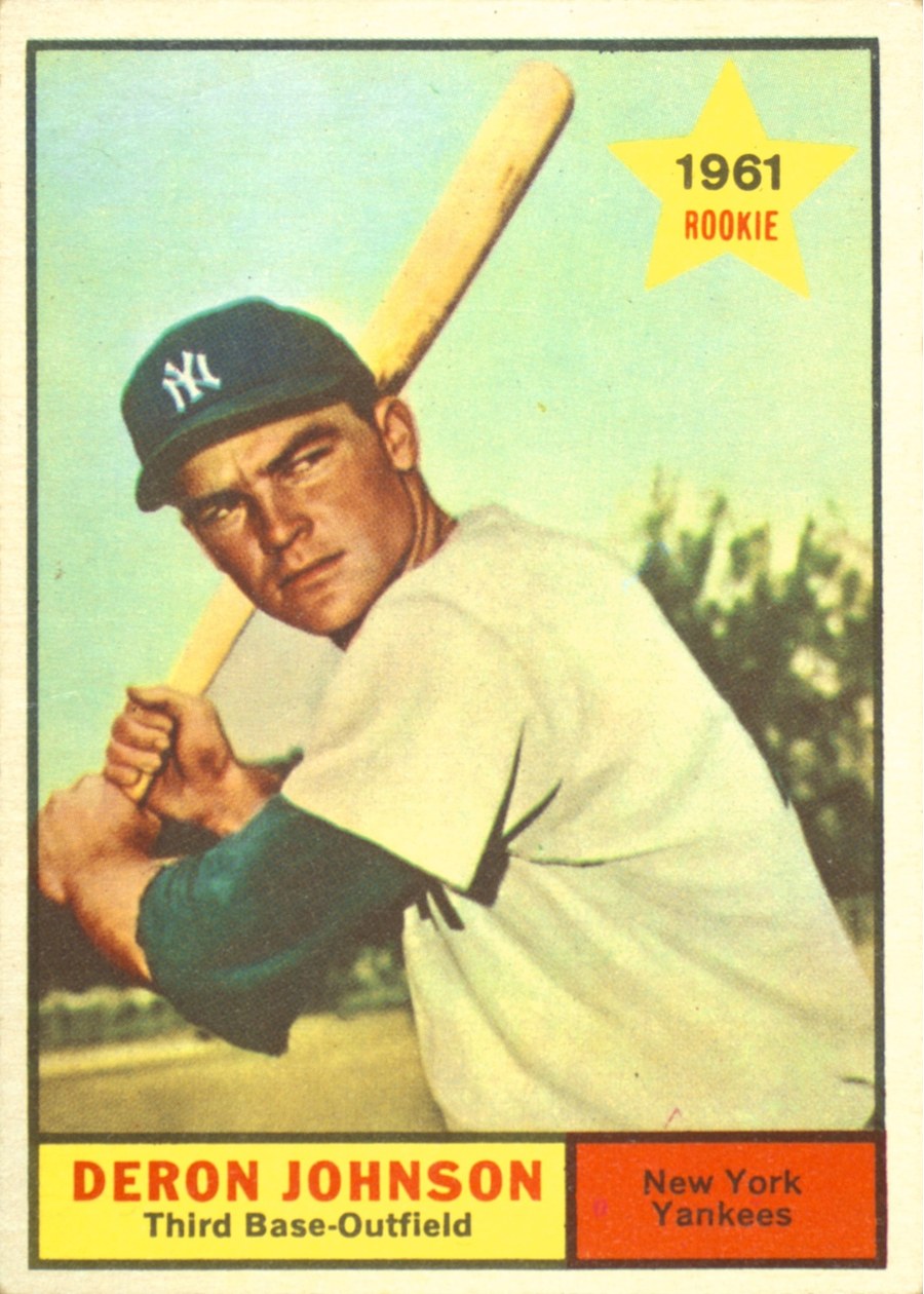1961 Topps #68 Deron Johnson, New York Yankees