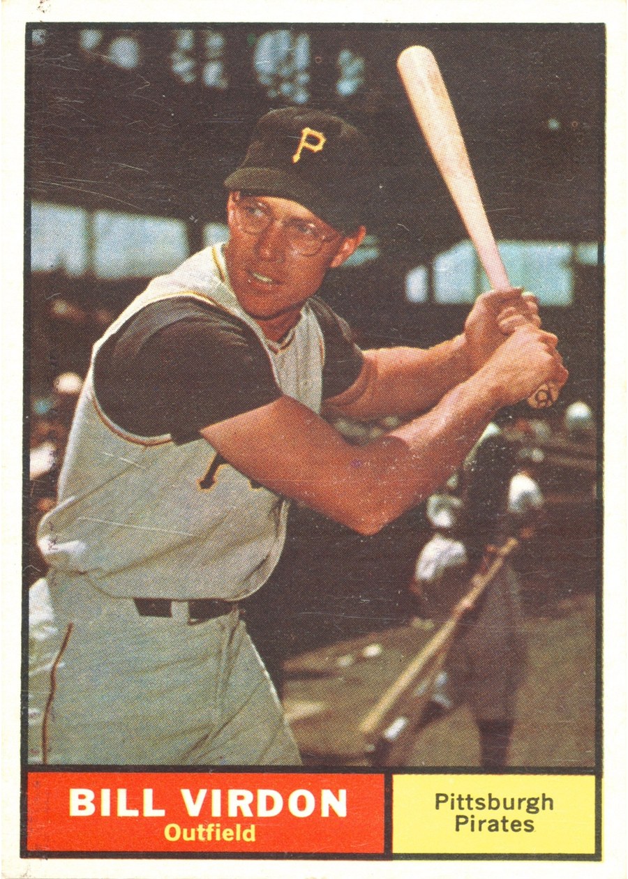 1961 Topps #70 Bill Virdon, Pittsburgh Pirates