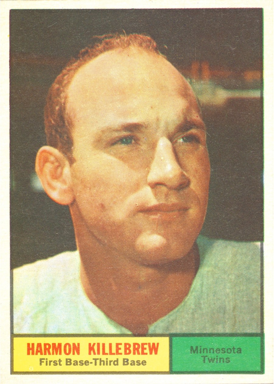 1961 Topps #80 Harmon Killebrew, Minnesota Twins