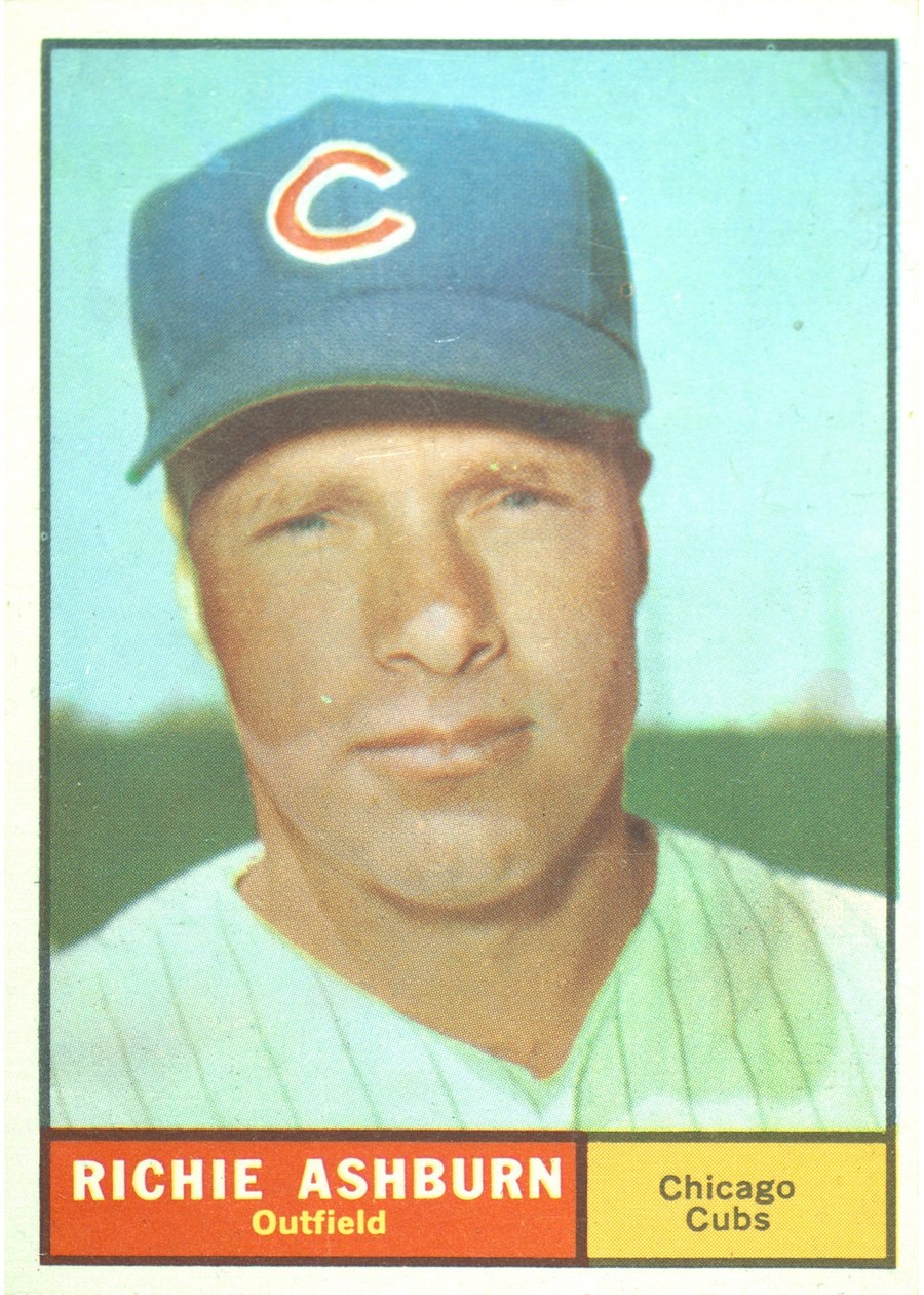 1961 Topps #88 Richie Ashburn, Chicago Cubs
