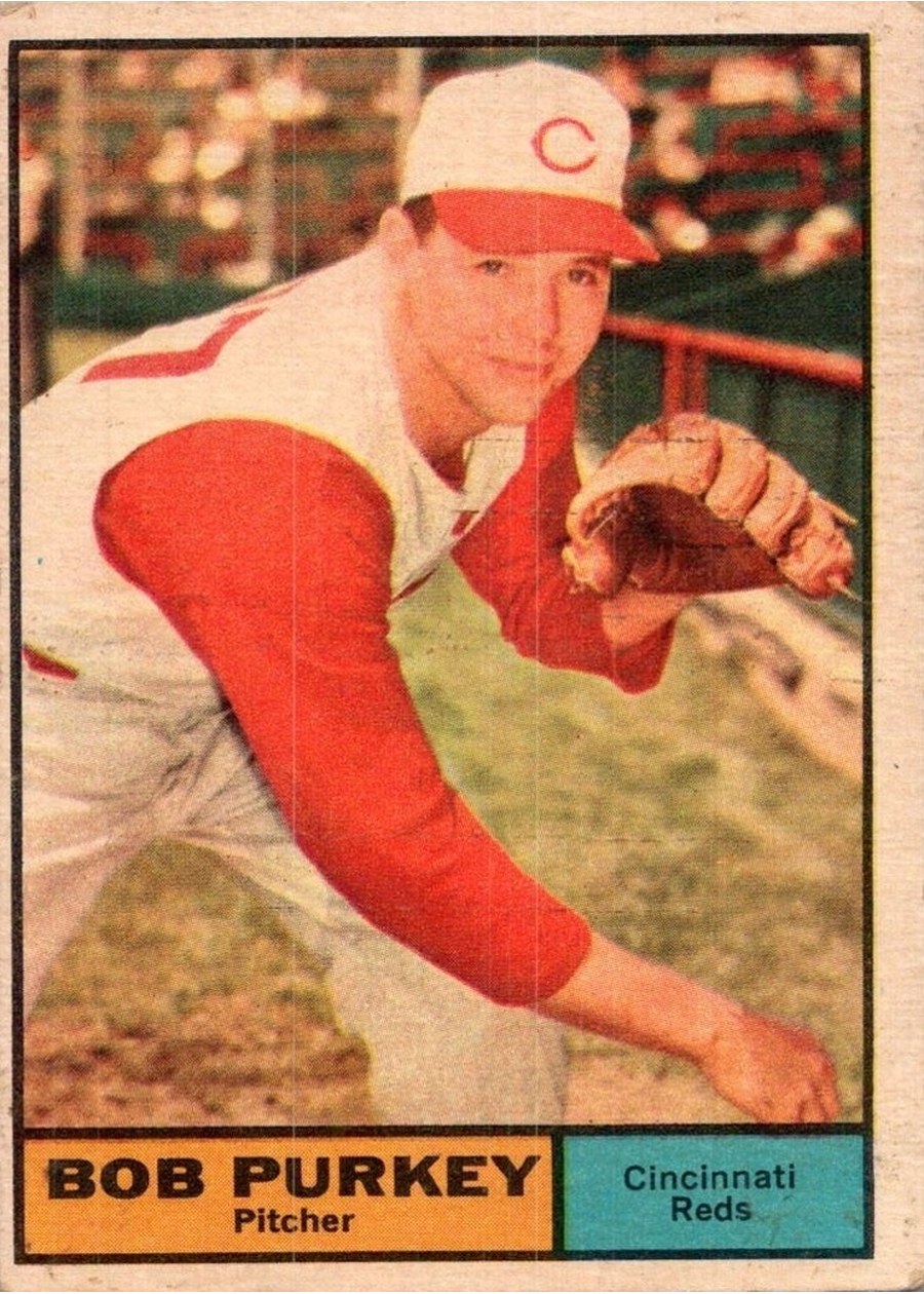 1961 Topps #9 Bob Purkey, Cincinnati Reds