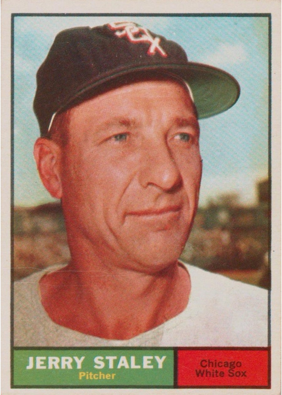 1961 Topps #90 Jerry Staley, Chicago White Sox