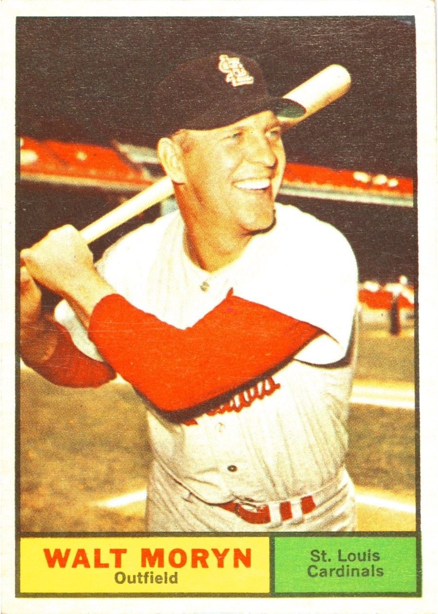 1961 Topps #91 Walt Moryn, St. Louis Cardinals