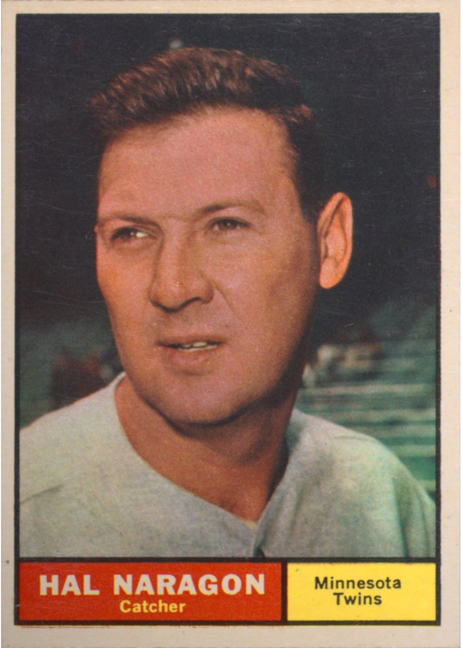 1961 Topps #92 Hal Naragon, Minnesota Twins