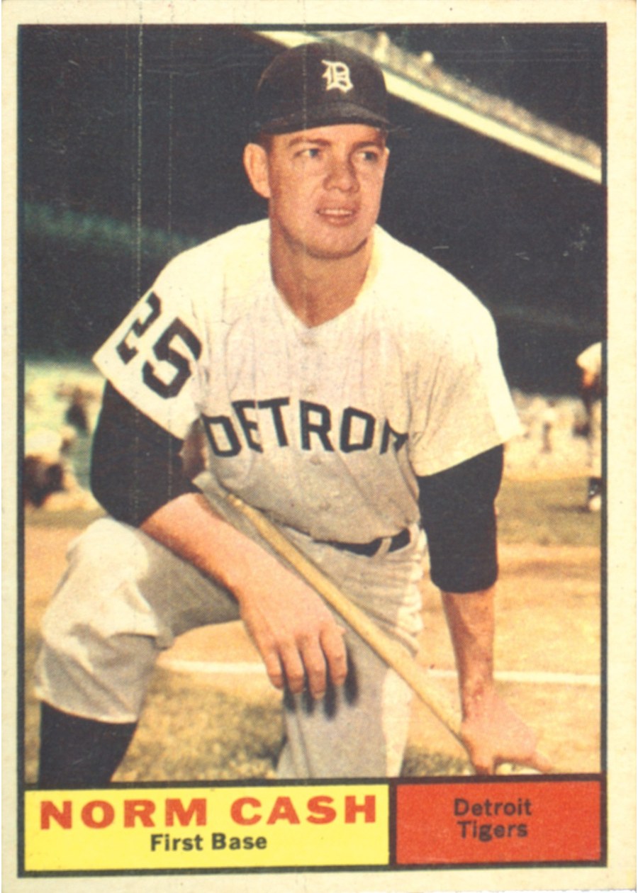 1961 Topps #95 Norm Cash, Detroit Tigers
