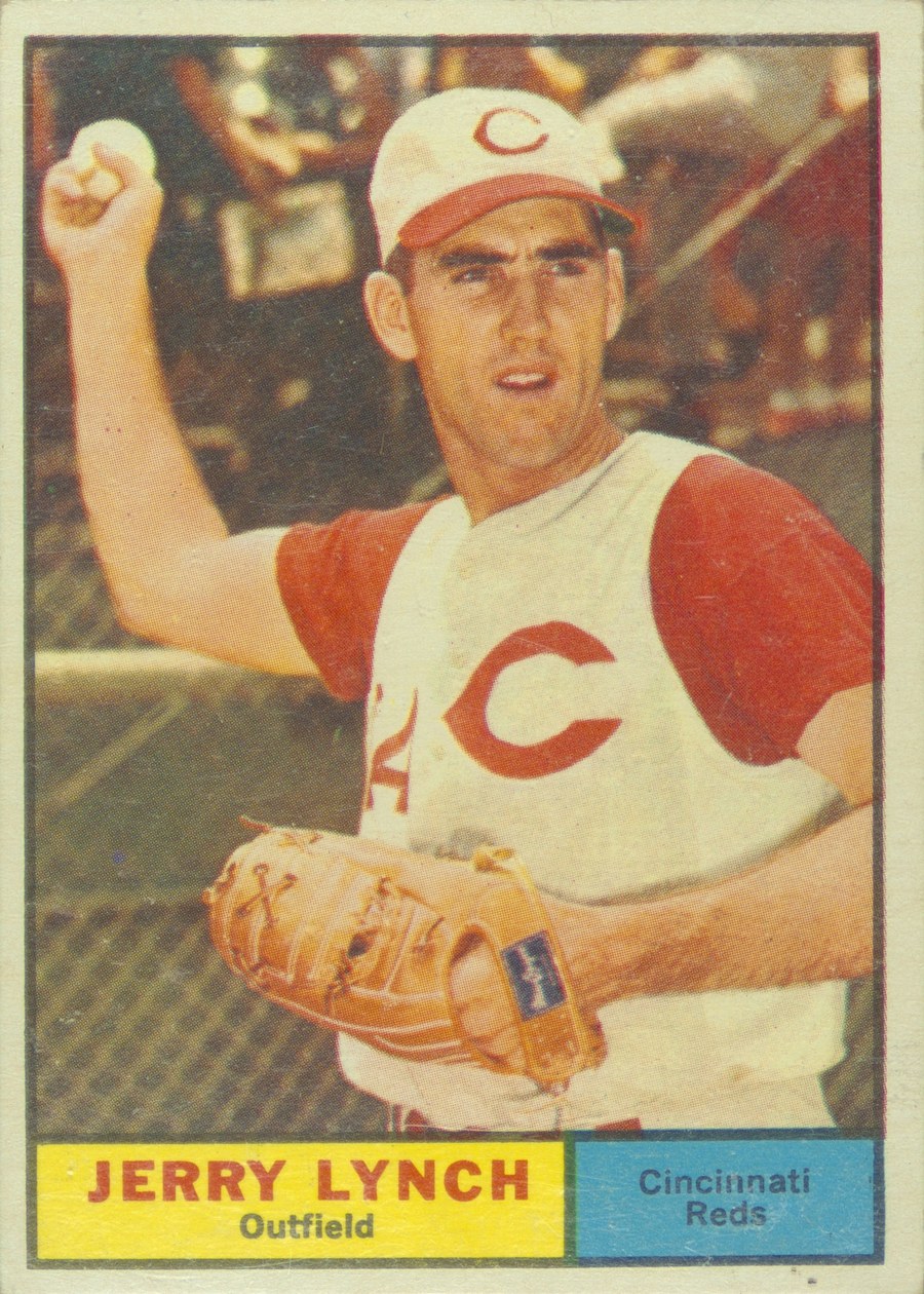 1961 Topps #97 Jerry Lynch, Cincinnati Reds