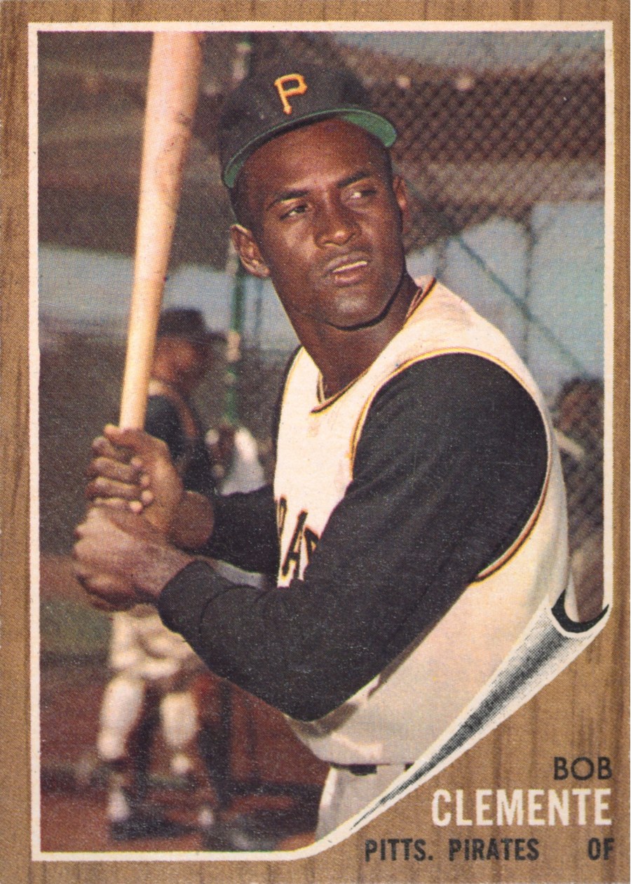 1962 Topps #10 Bob Clemente, Pittsburgh Pirates