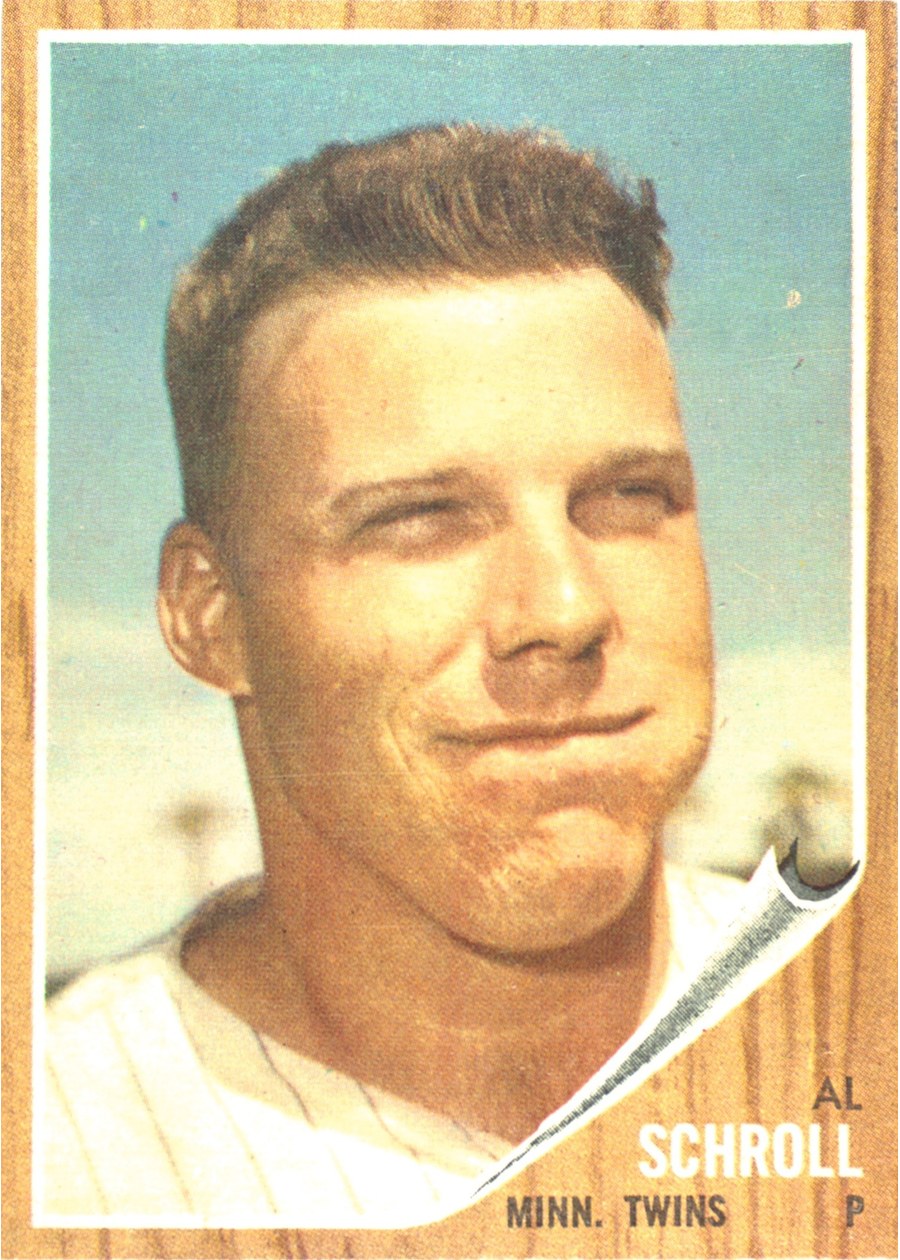 1962 Topps #102 Al Schroll, Minnesota Twins