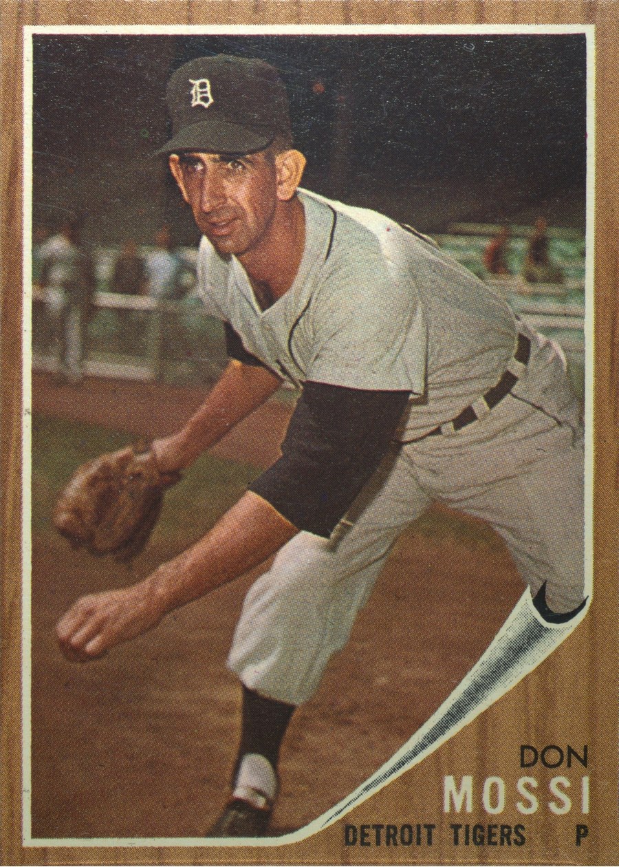 1962 Topps #105 Don Mossi, Detroit Tigers