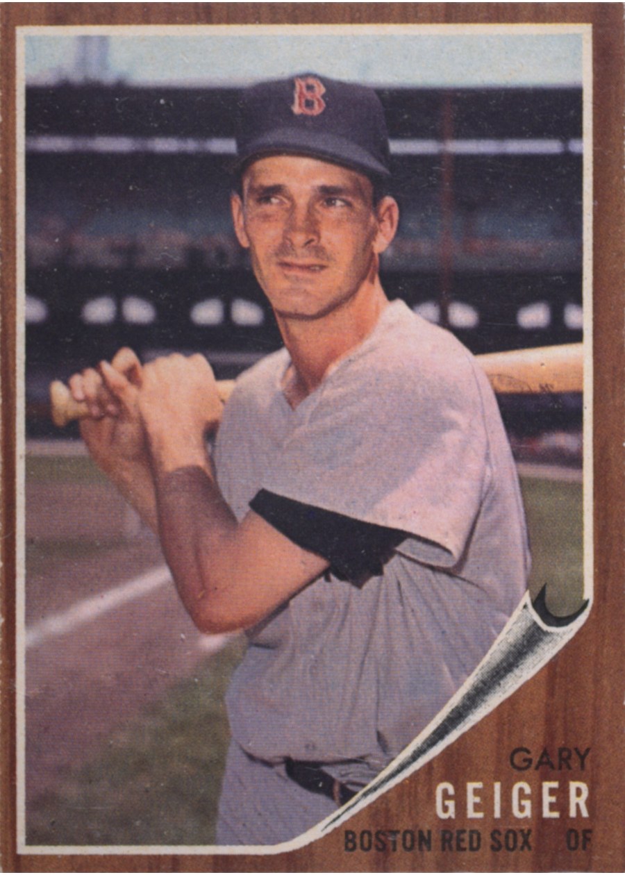 1962 Topps #117 Gary Geiger, Boston Red Sox
