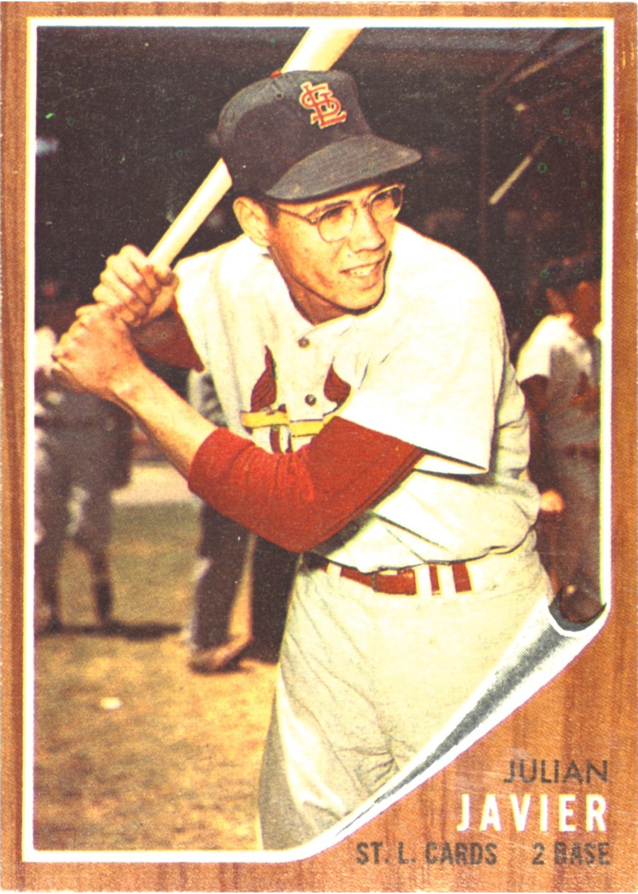 1962 Topps #118 Julian Javier, St. Louis Cardinals