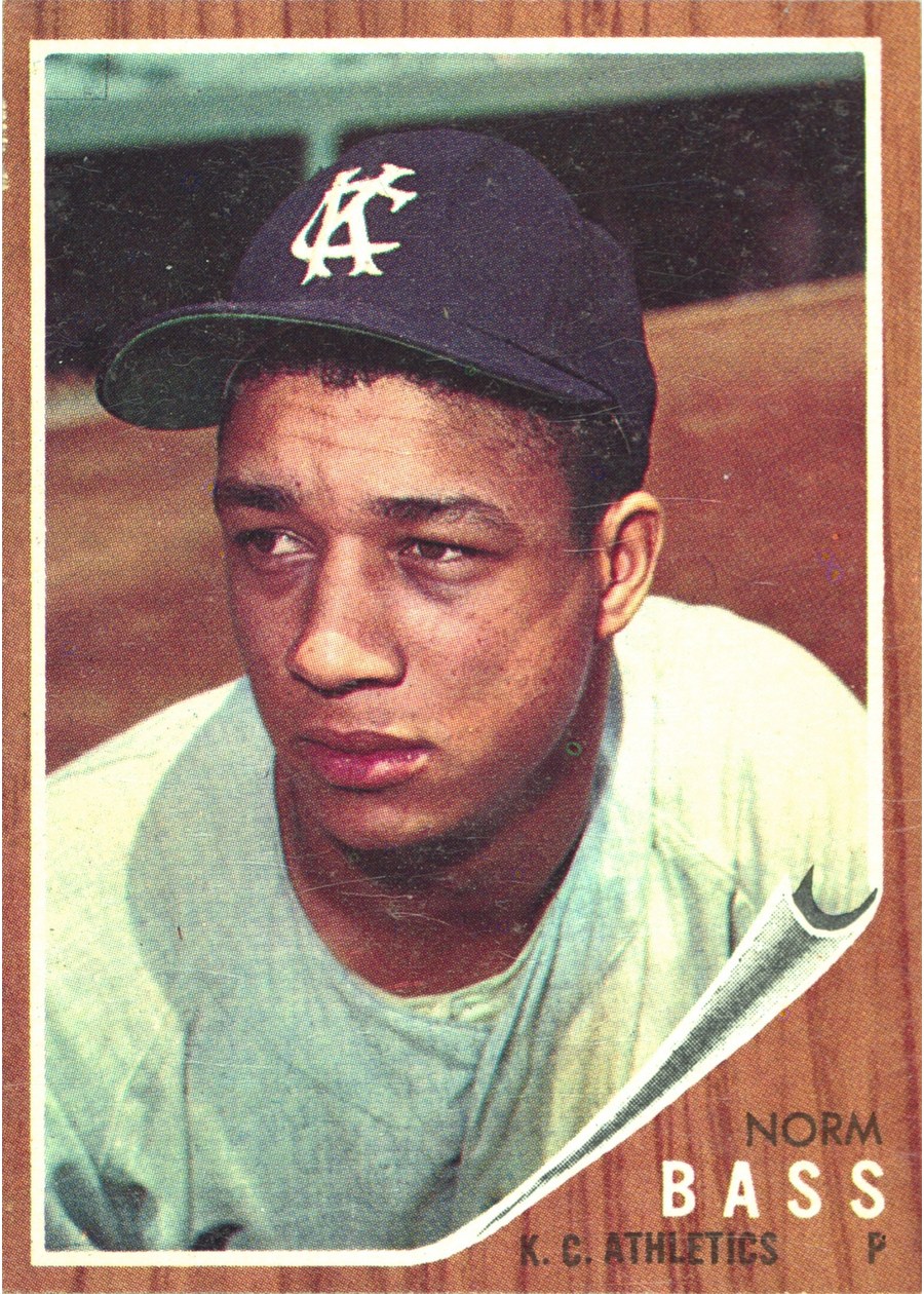 1962 Topps #122 Norm Bass, Kansas City Athletics