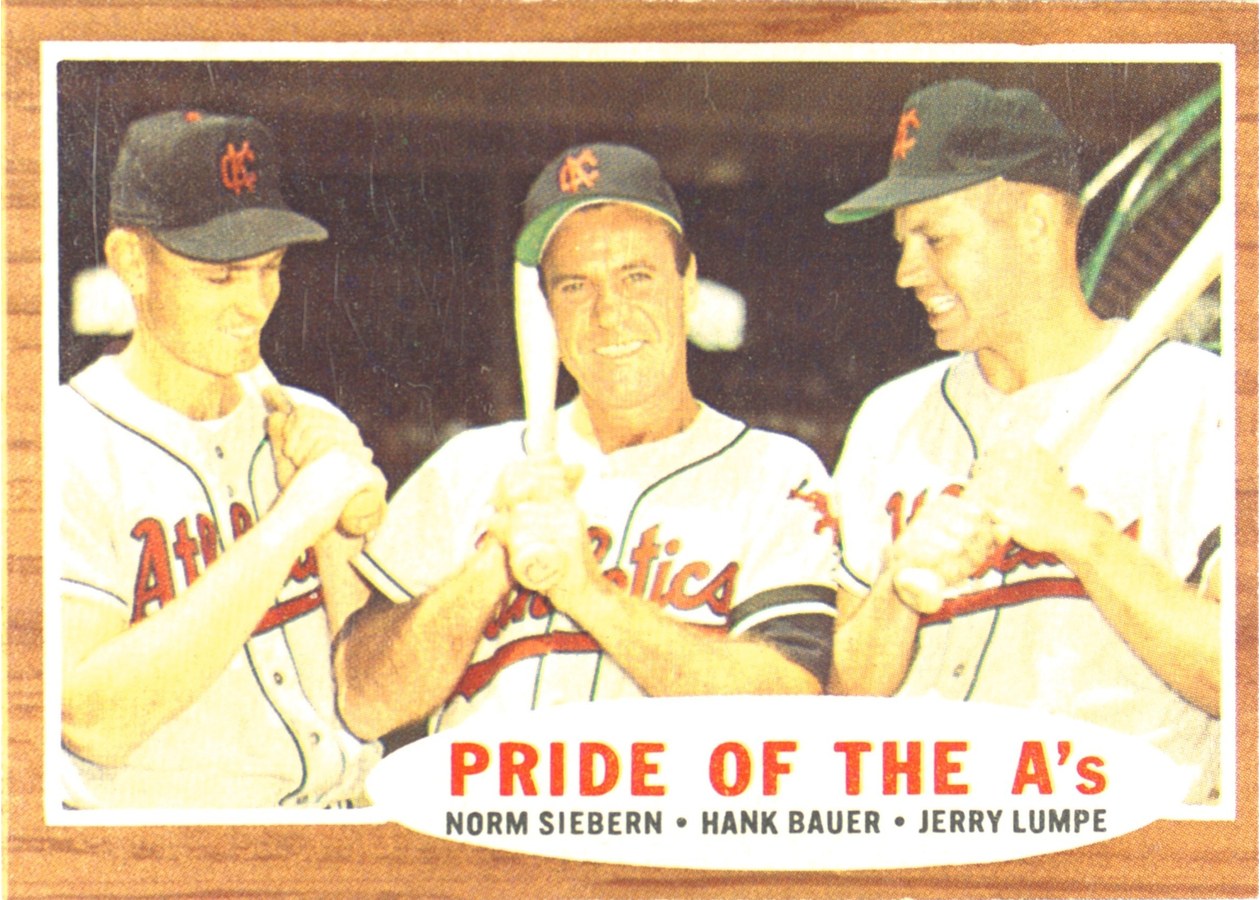 1962 Topps #127 Pride of the A's, Kansas City Athletics