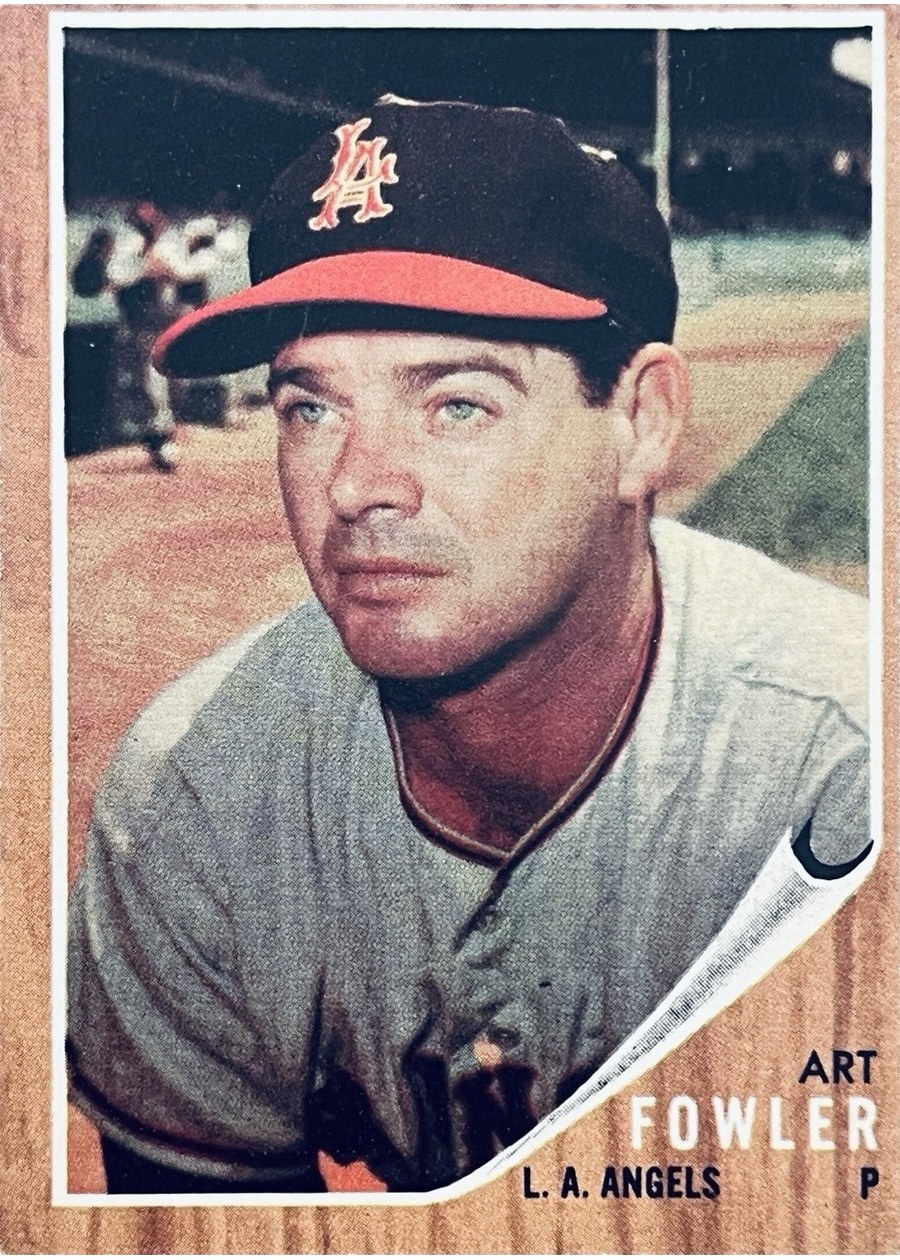 1962 Topps #128 Art Fowler, Los Angeles Angels