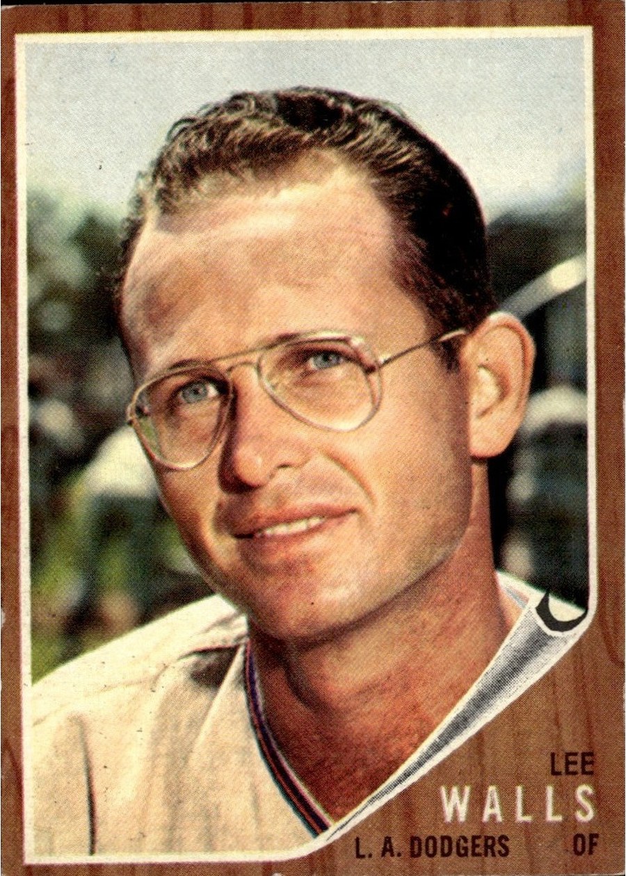 1962 Topps #129 Lee Walls, Los Angeles Dodgers