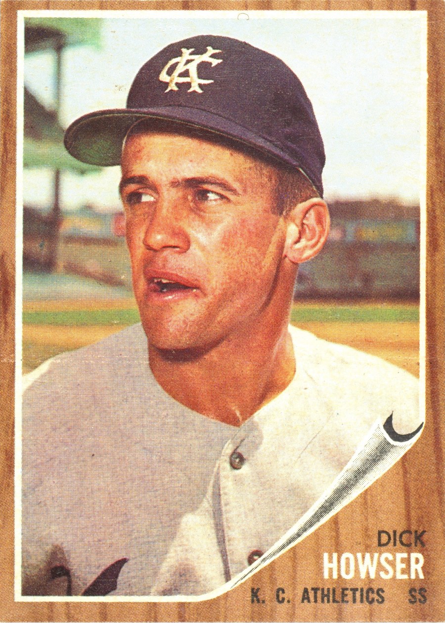 1962 Topps #13 Dick Howser, Kansas City Athletics