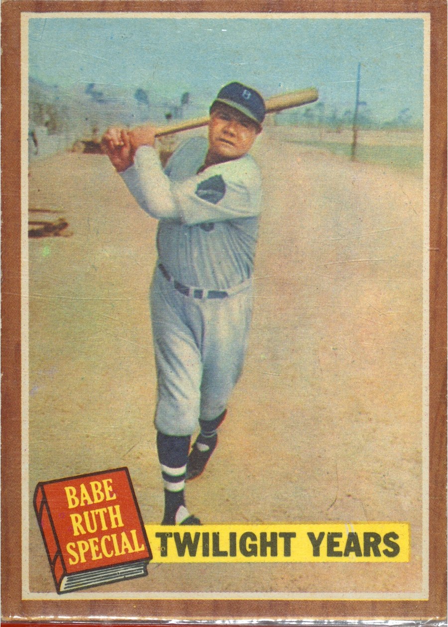 1962 Topps #141 Babe Ruth Special: Twilight Years, Boston Braves
