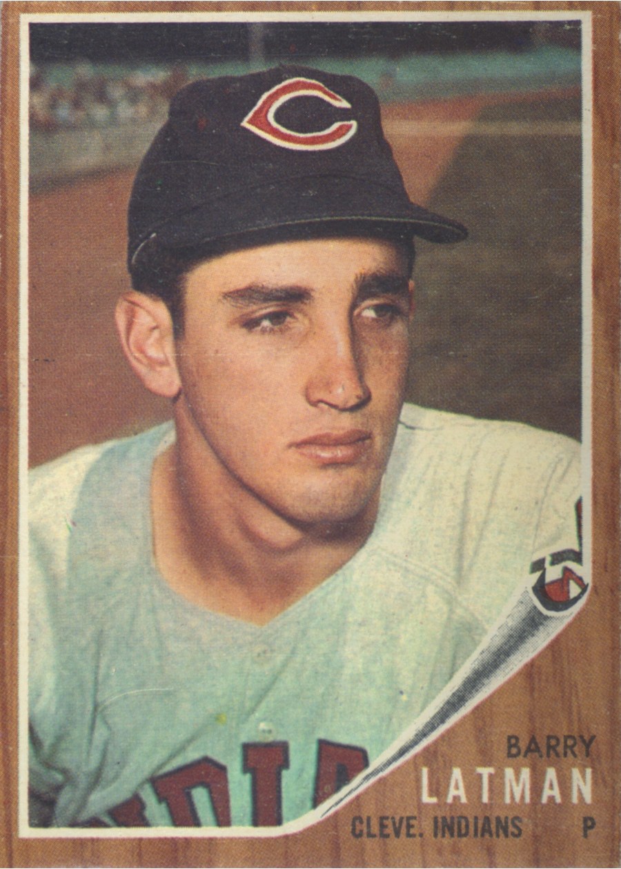 1962 Topps #145 Barry Latman, Cleveland Indians