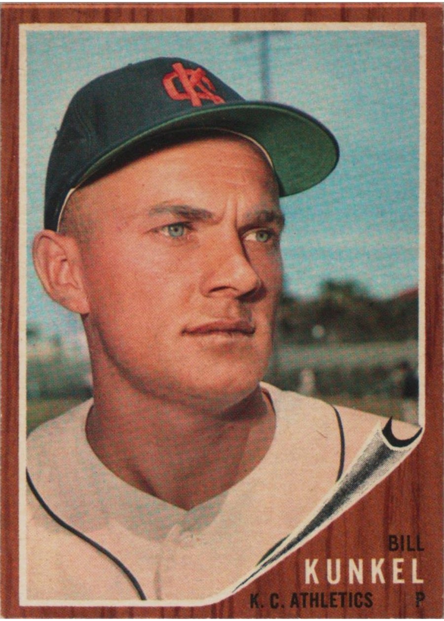 1962 Topps #147 Bill Kunkel, Kansas City Athletics