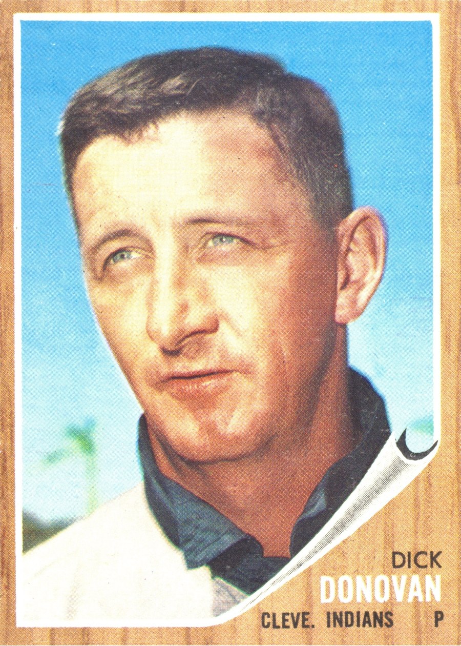 1962 Topps #15 Dick Donovan, Cleveland Indians