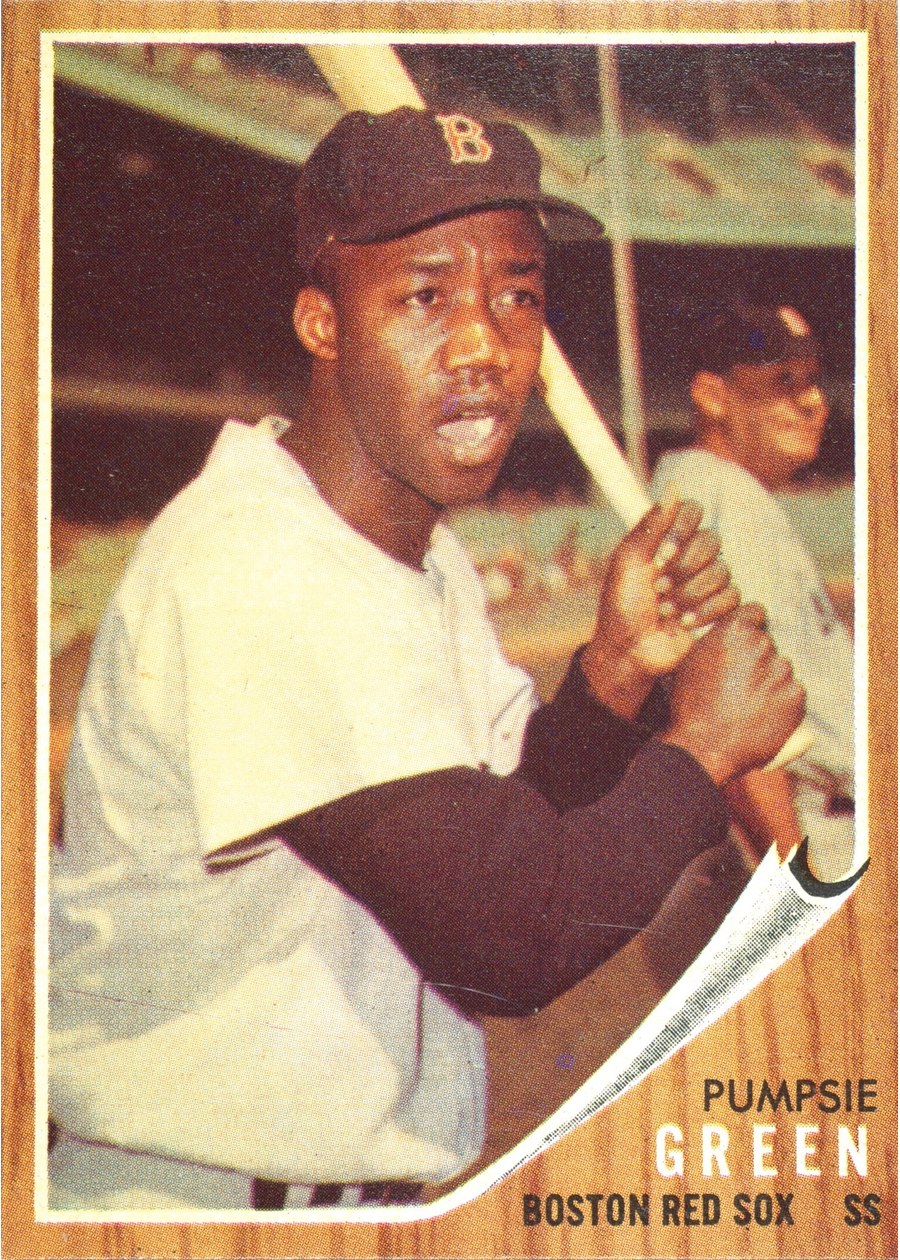 1962 Topps #153 Pumpsie Green, Boston Red Sox