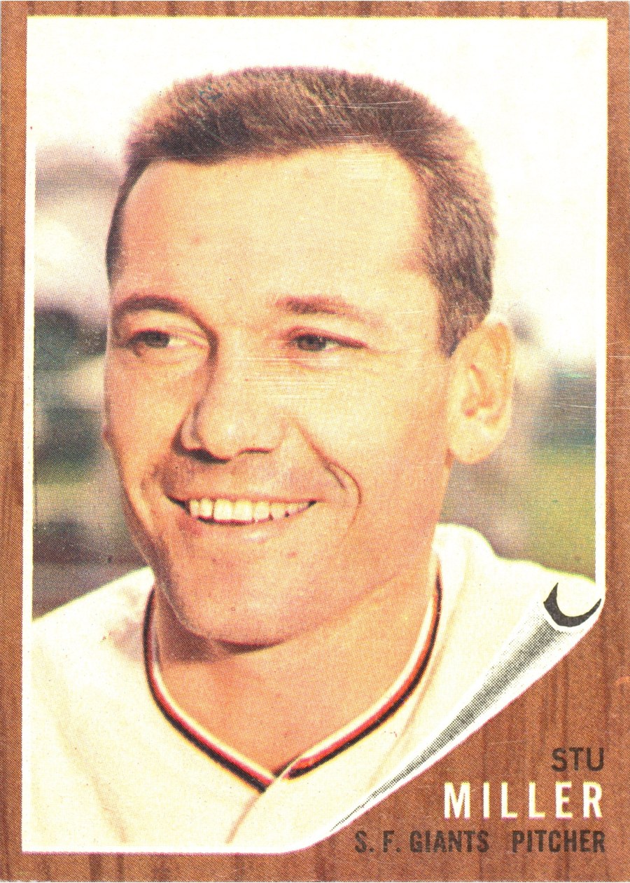 1962 Topps #155 Stu Miller, San Francisco Giants