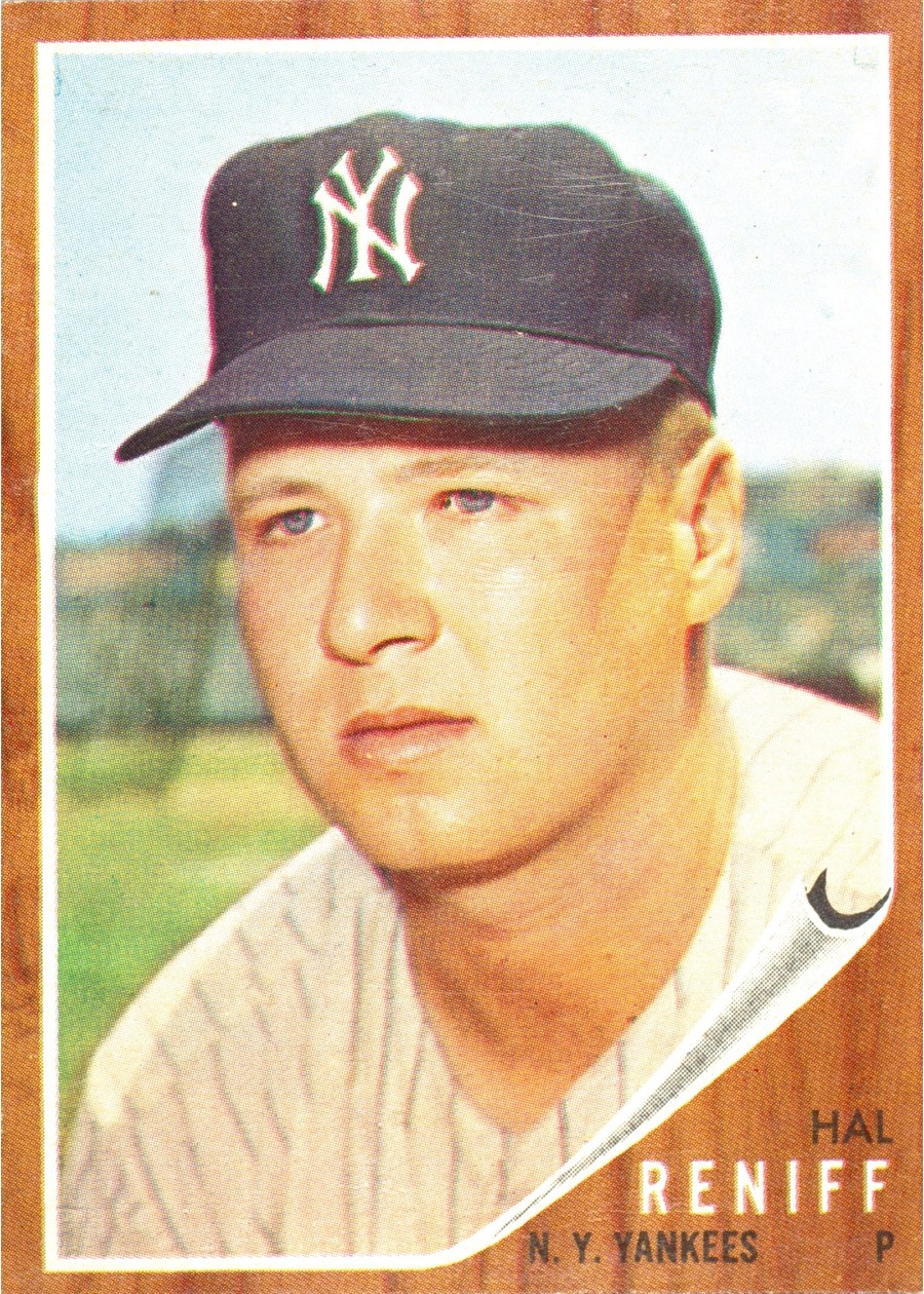 1962 Topps #159 Hal Reniff, New York Yankees