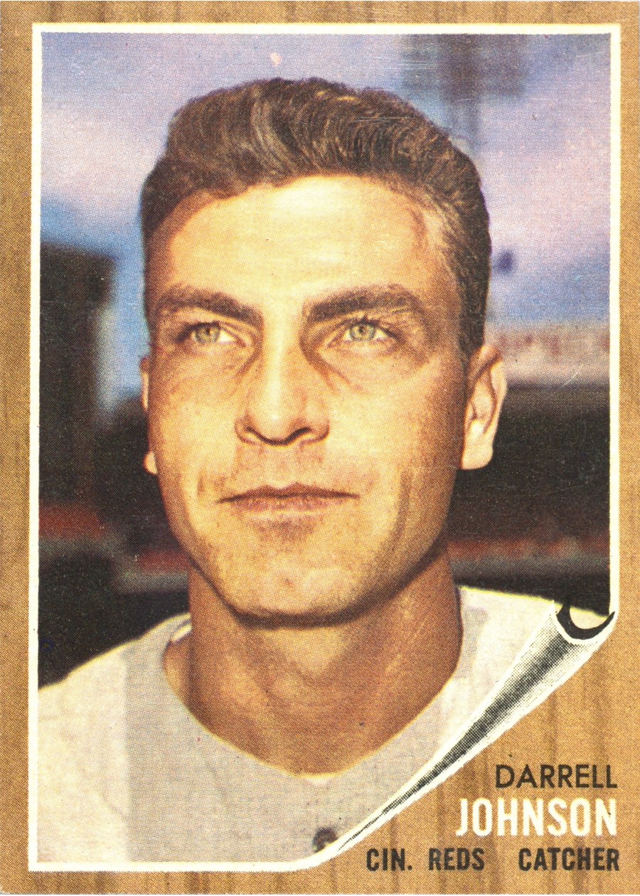1962 Topps #16 Darrell Johnson, Cincinnati Reds