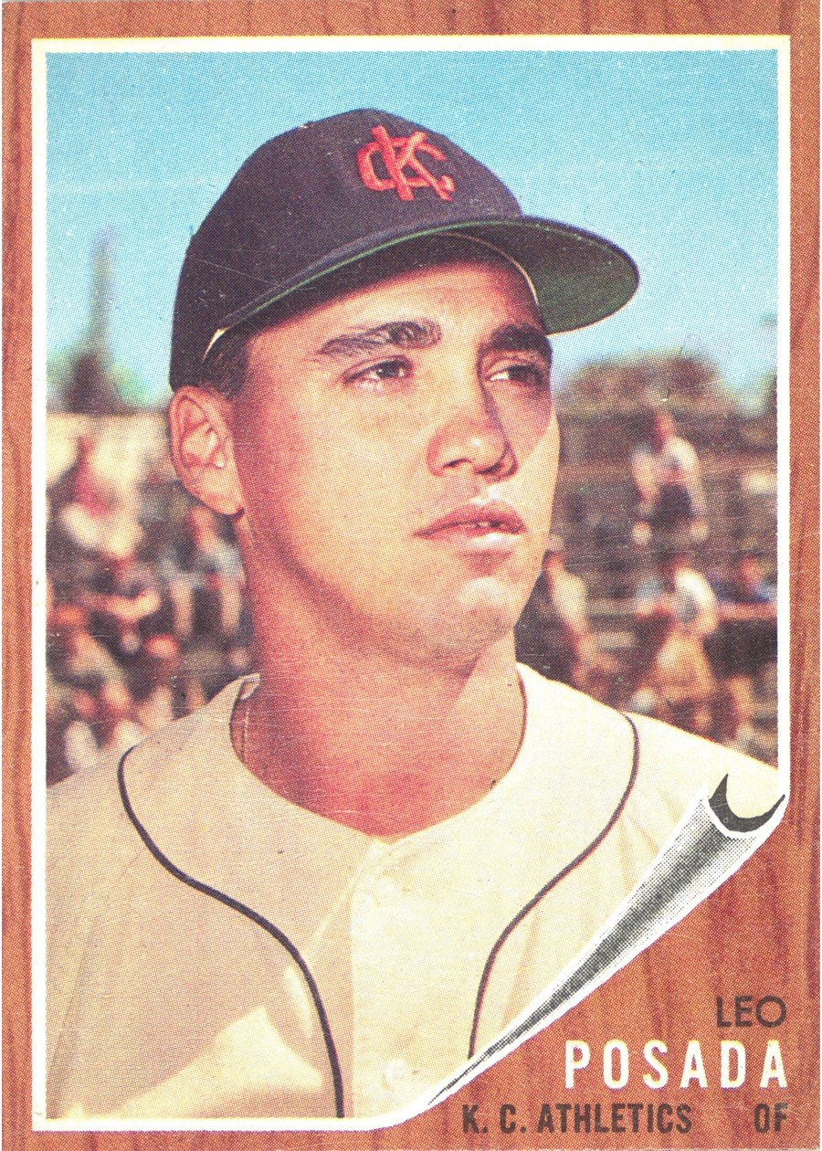 1962 Topps #168 Leo Posada, Kansas City Athletics