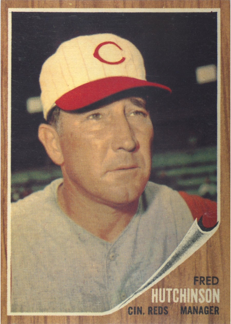 1962 Topps #172 Fred Hutchinson, Cincinnati Reds